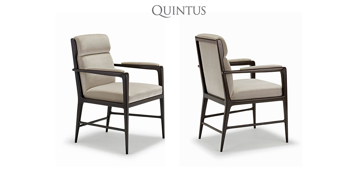 Luca Dining Arm Chair by Elisa Carlucci