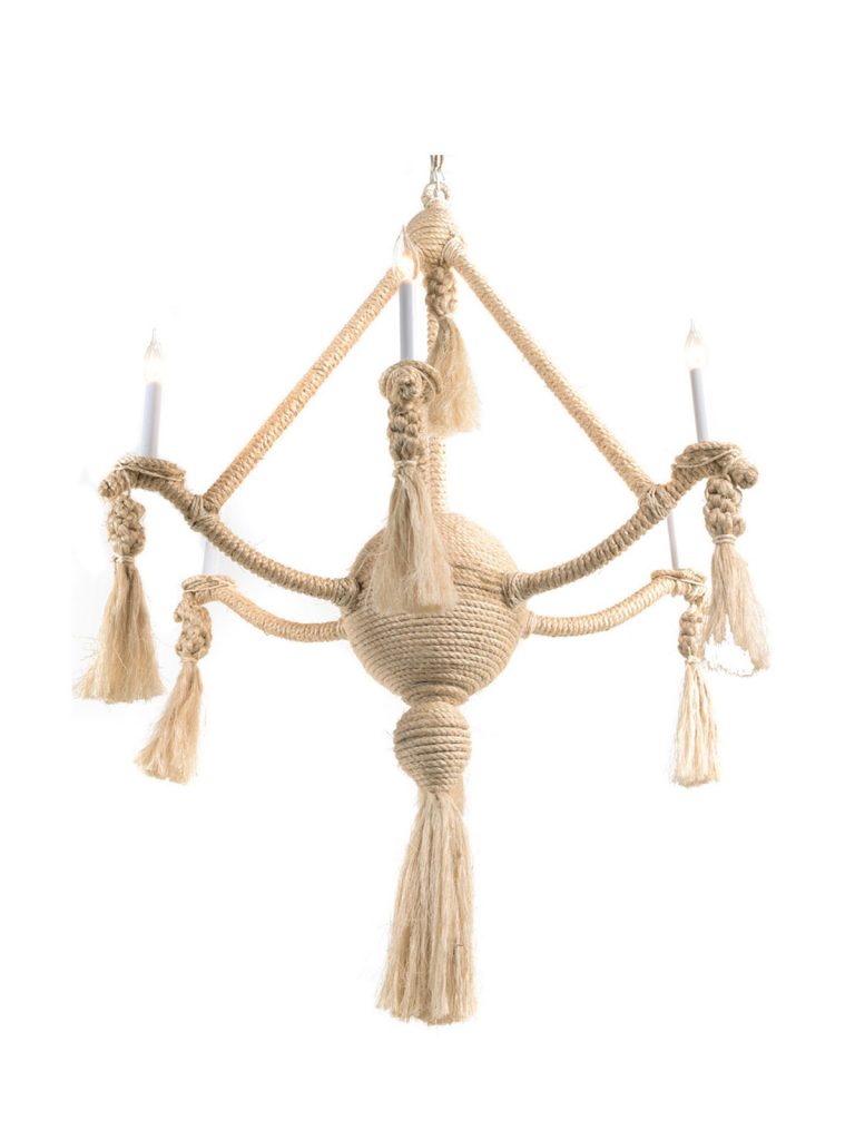 Fisher Weisman Rope Chandelier