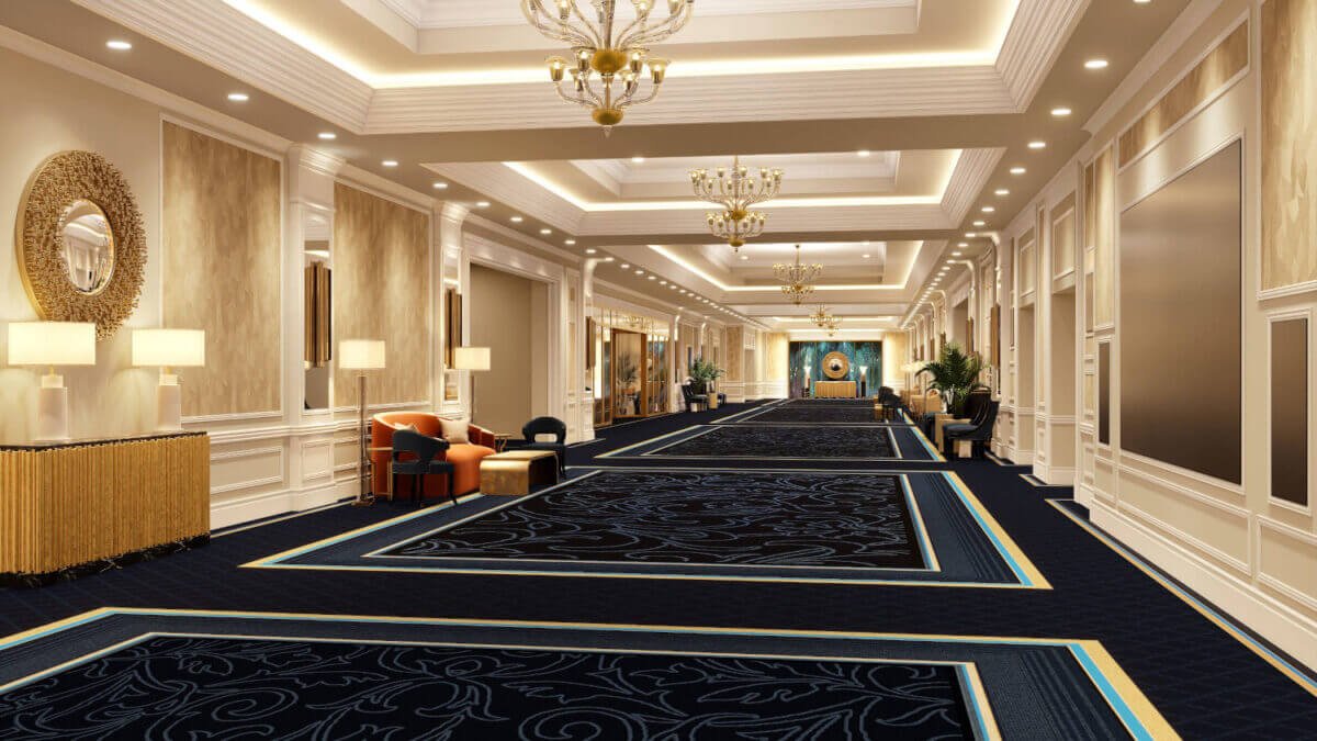 DCA designer Alex Woogmaster and his team are re-imagining The Venetian’s 500,000 square foot Convention Center.